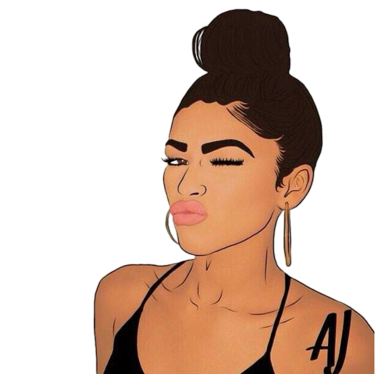 735x729 Girl Power My - Girl Power Drawing