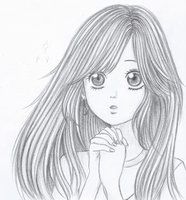 186x200 Girl Praying Drawings Anime And Manga In Drawings - Girl Praying Drawing