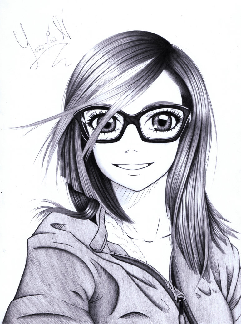 772x1035 Drawing Of A Girl's Profile Picture - Girl Profile Drawing