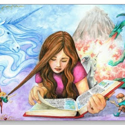 250x250 Anime Girl Reading A Book Drawing - Girl Reading A Book Drawing