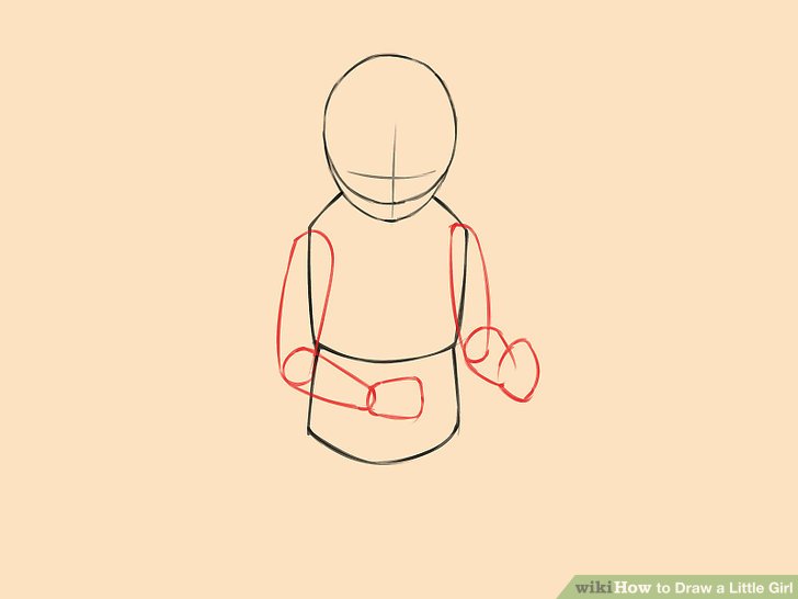 728x546 How To Draw A Little Girl - Girl Reading Book Drawing