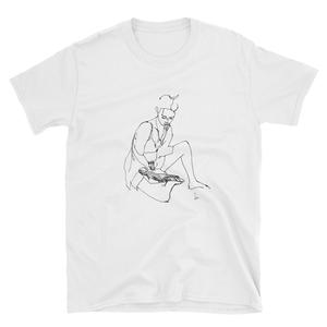 300x300 Girl Reading Drawing Tee - Girl Reading Drawing