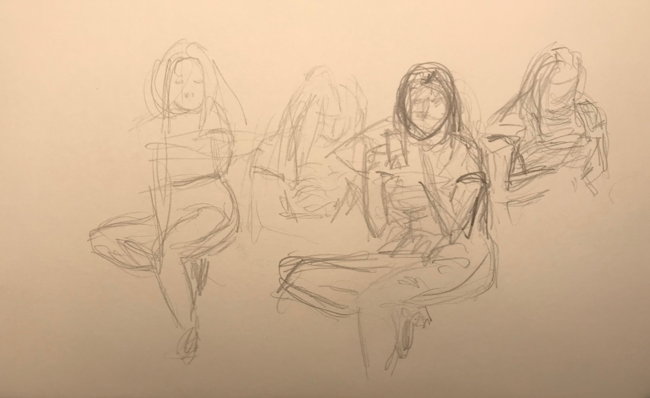 1280x784 study girl reading cell phone while waiting brotherly love - Girl Reading Drawing