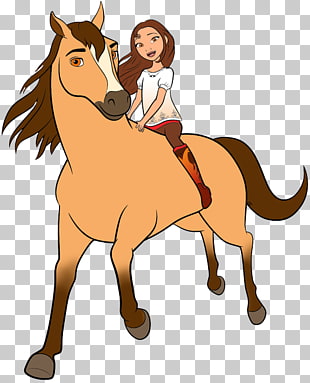 Girl Riding Horse Drawing