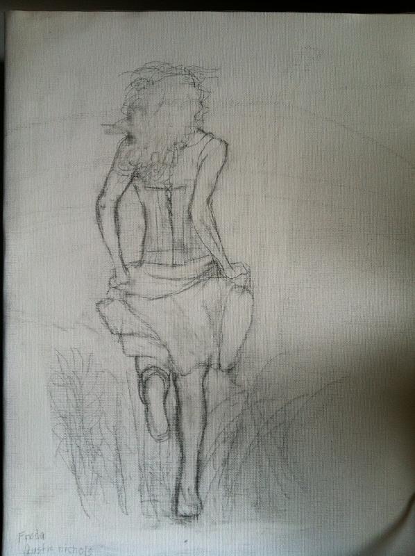 598x800 Running Girl - Girl Running Drawing