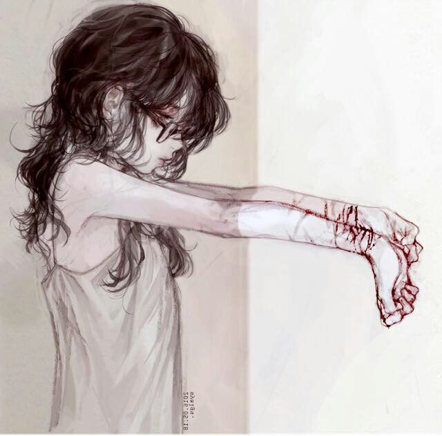 640x632 Huge Collection Of 'sad Girl Drawing' Download More Than - Girl Sad Drawing