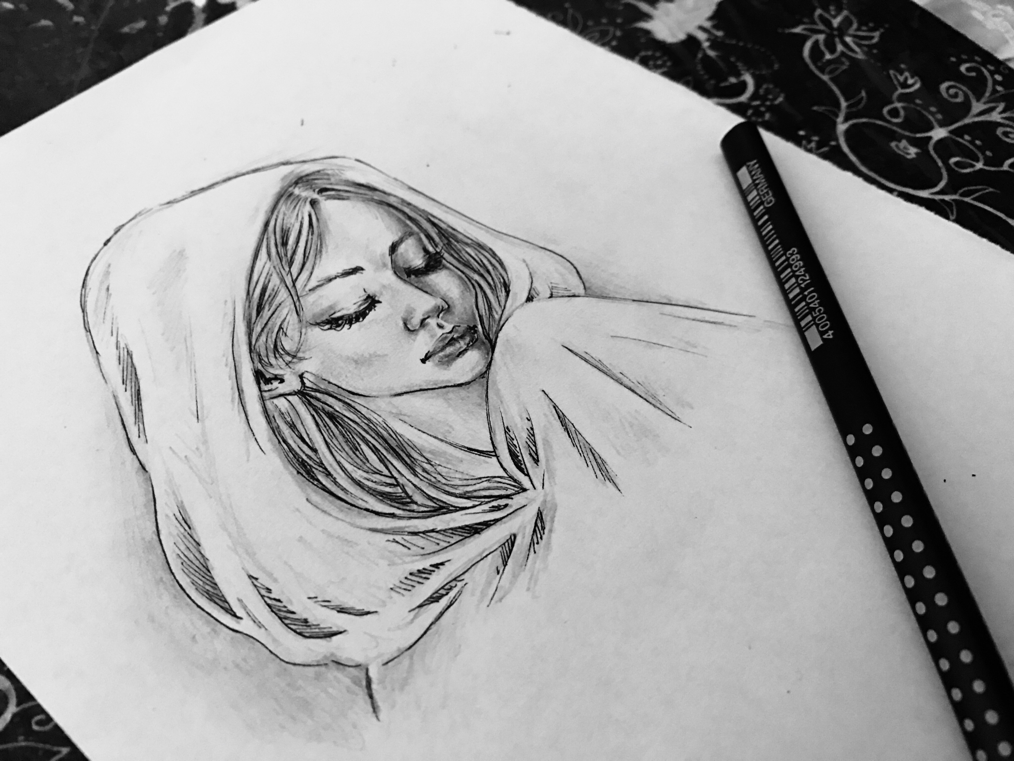 Pencil Sketch Girl Sad Drawing Ideas - Girl Sad Drawing. 