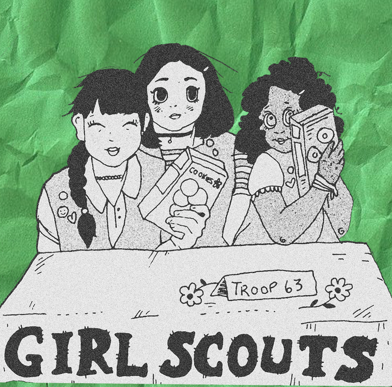 1287x1272 lovely why college students should buy girl scout cookies - Girl Scout Cookie Drawing