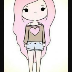 250x250 Cool Girl Sketch Drawings Easy Best Friend With Phones - Girl Sketch Drawing