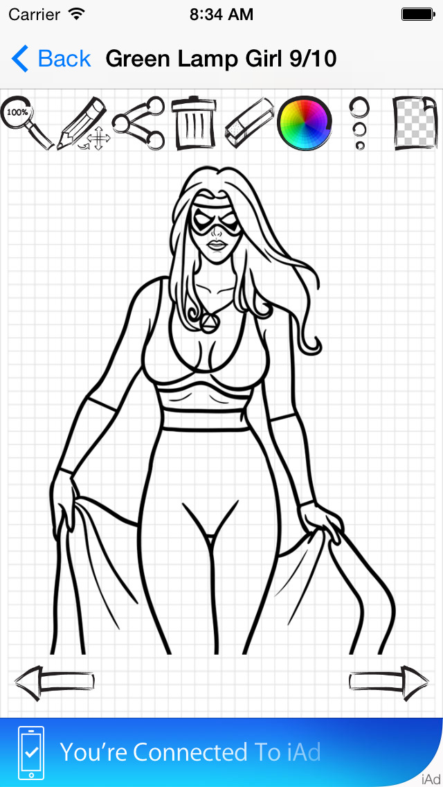 640x1136 Easy Draw Female Superheroes Apps - Girl Superhero Drawing