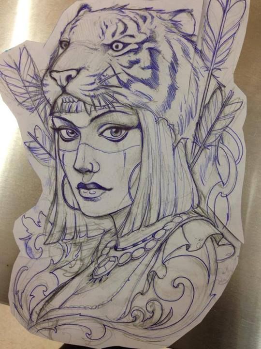 540x720 would never get it but this is absolutely beautiful tat one - Girl Tattoo Drawings