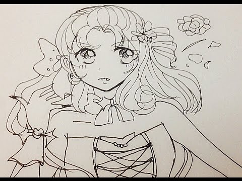 480x360 Draw Vampire Girl - Girl Vampire Drawing