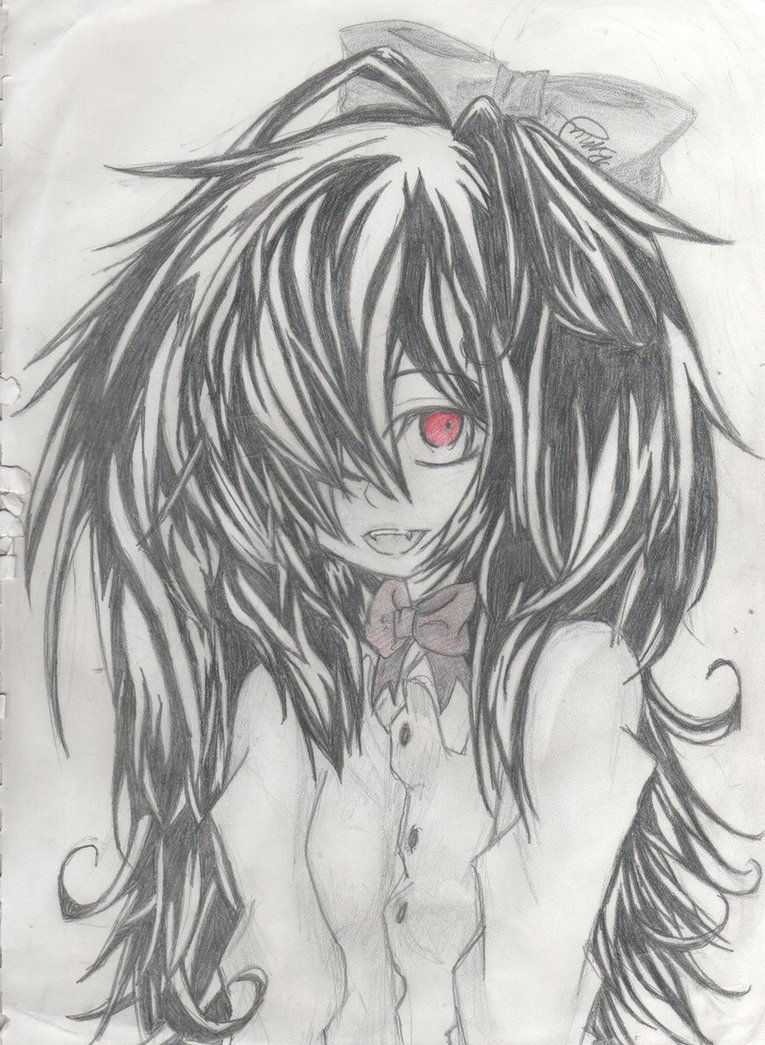 765x1045 Vampire Drawing Chick For Free Download - Girl Vampire Drawing