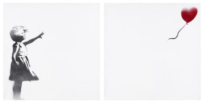 650x328 Banksy's Girl With A Balloon - Girl With Balloon Drawing