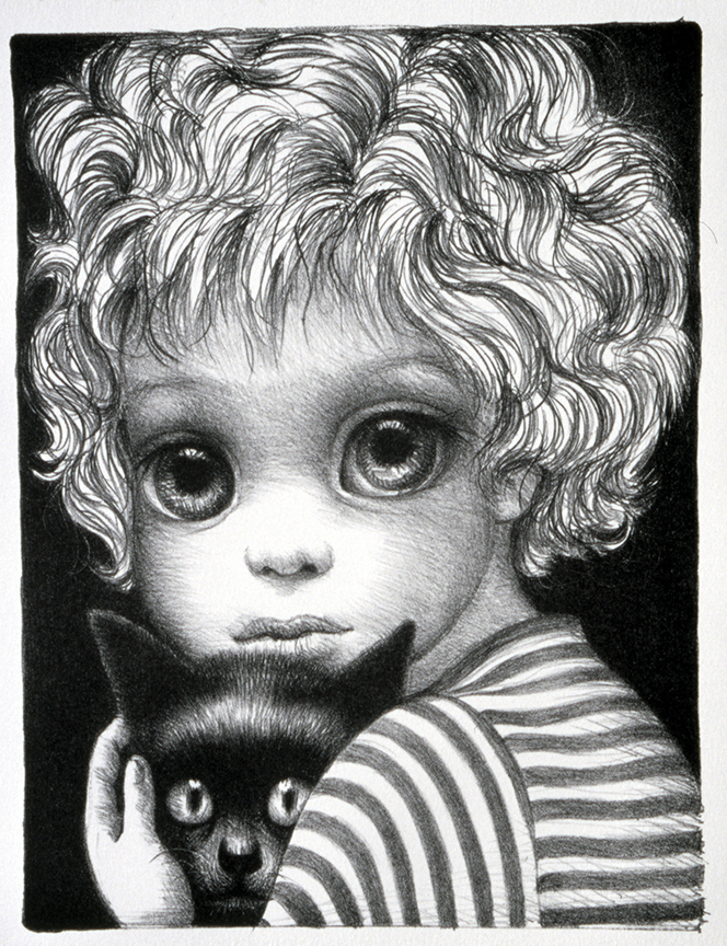 Girl With Cat Drawing at Explore collection of