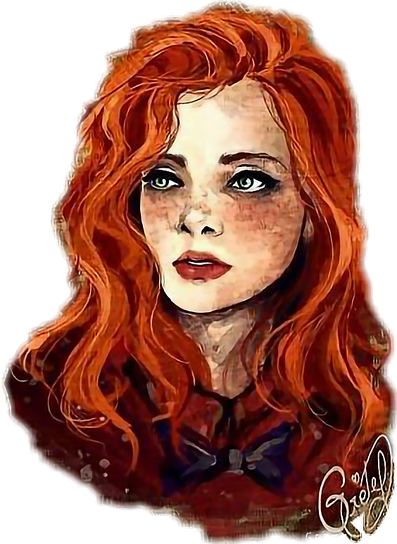Girl With Red Hair Drawing at Explore collection