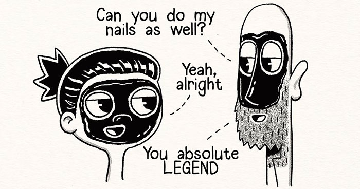 700x368 i've been drawing a comic every day for years for my girlfriend - Girlfriend Drawing