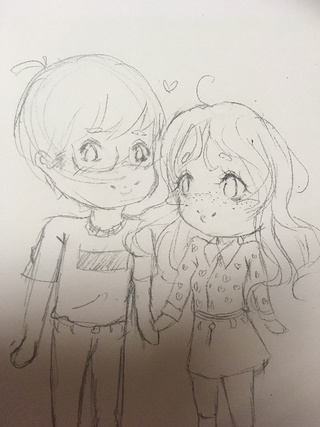 320x427 girlfriend drawings on paigeeworld pictures of girlfriend - Girlfriend Drawing