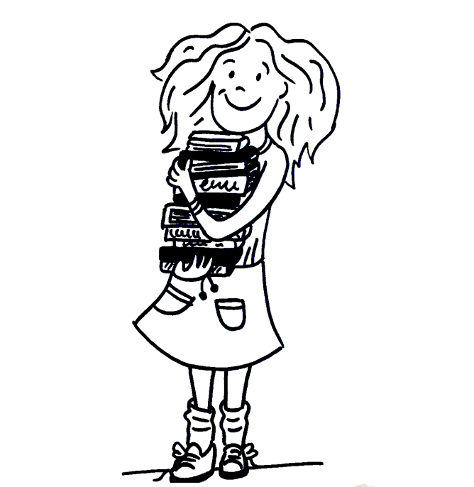 668x686 Smart Girls Read Ppl Portland Public Library - Girls Drawing Book