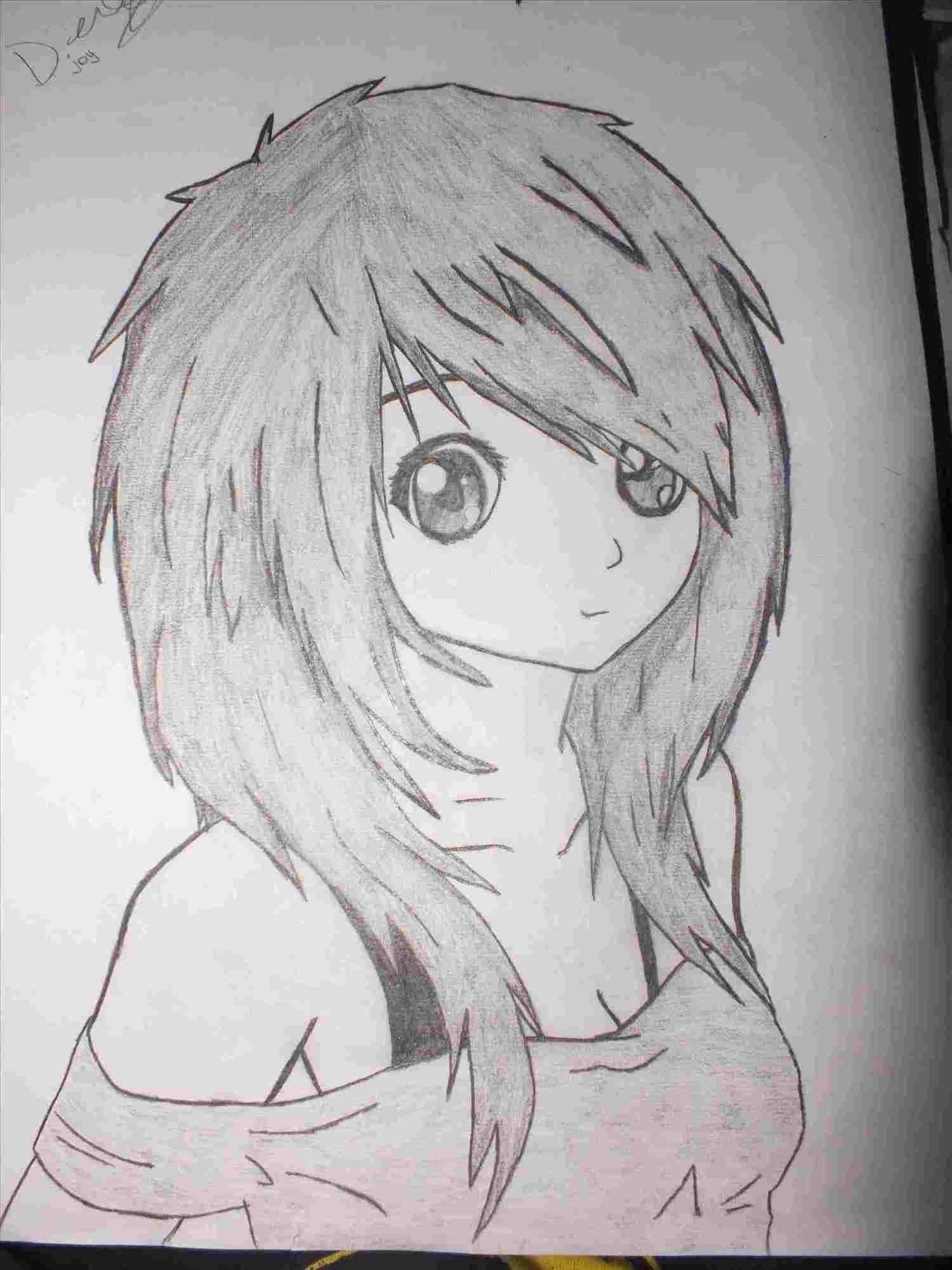 1500x2001 Anime Girl To Draw - Girls Drawings