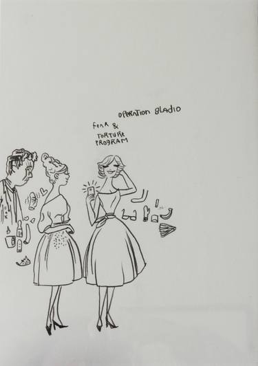 375x532 girly drawings for sale saatchi art - Girly Drawings