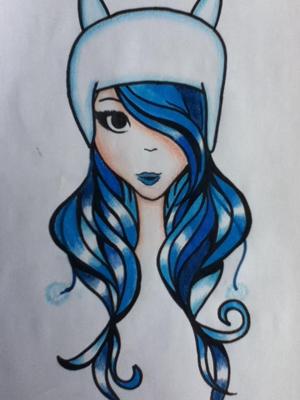 300x400 Pictures Drawings Of A Girl - Girly Drawings