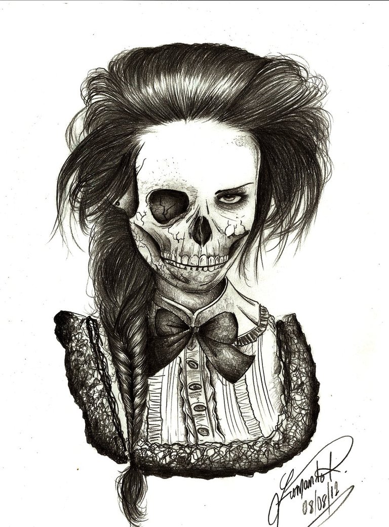 768x1040 Images Of Girly Skull Drawings - Girly Skull Drawings
