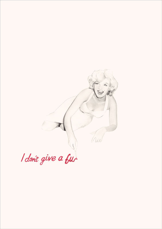 566x800 I Don't Give A' - Give Drawing