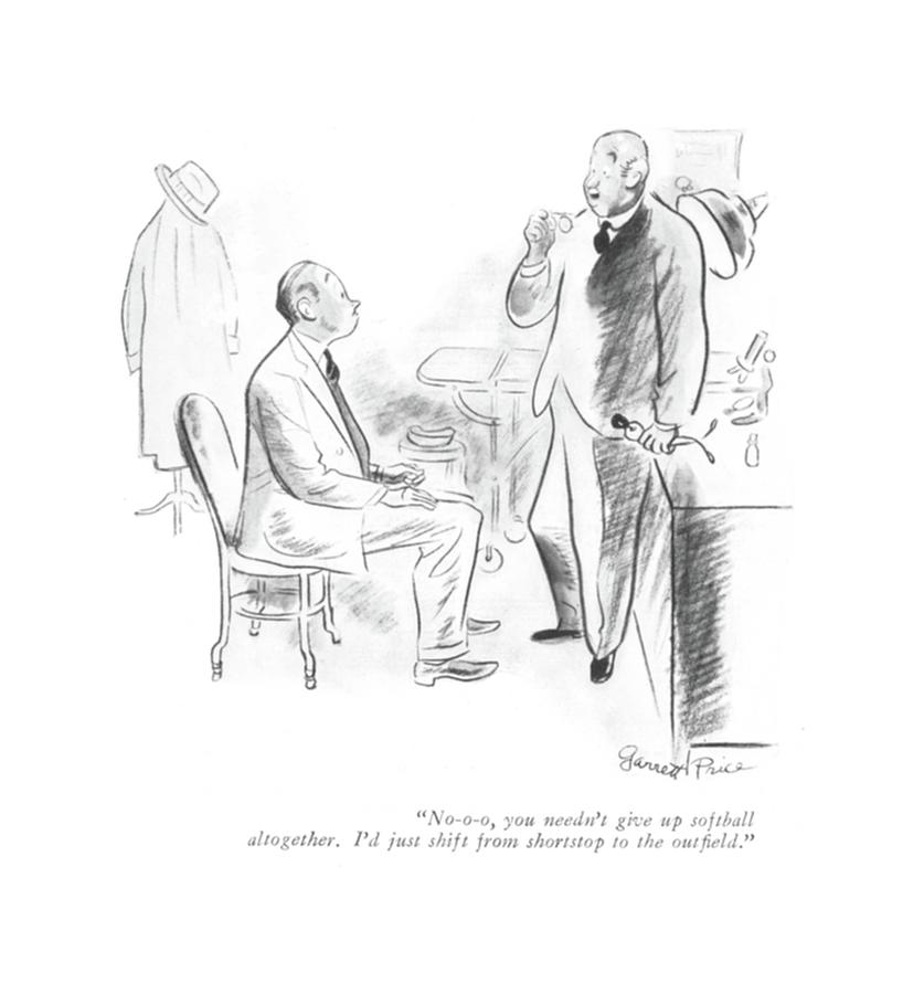 837x900 No O O, You Needn't Give Up Softball Altogether Drawing - Give Drawing