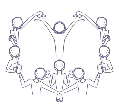 500x444 Give Me Characters And Ill Do A Squad Meme Drawing Of Them! Yuri - Give Drawing