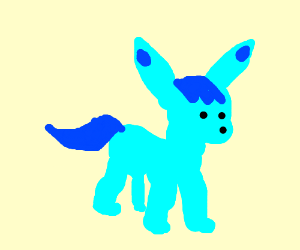 300x250 Glaceon Drawing - Glaceon Drawing
