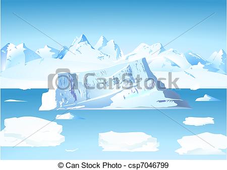 450x337 iceberg and glacier - Glacier Drawing
