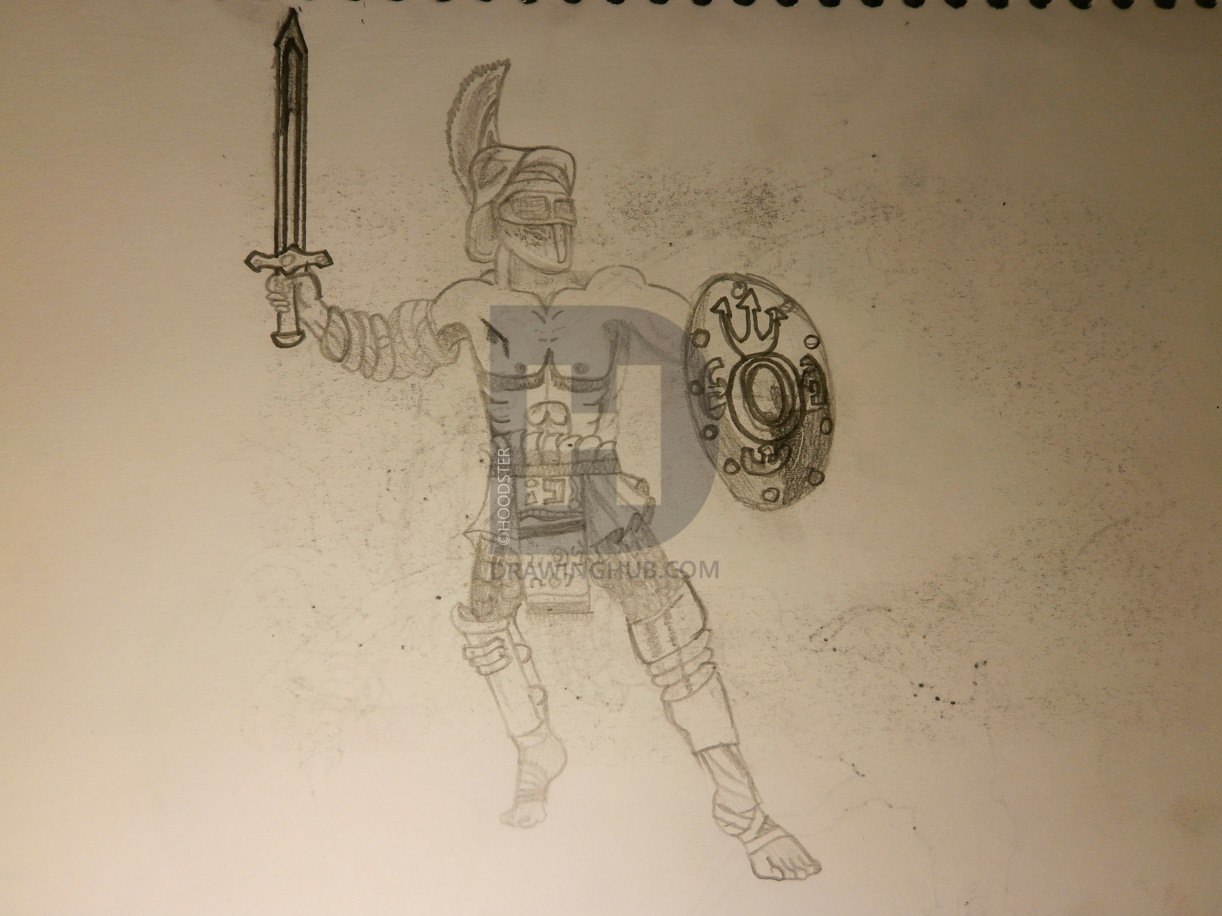 4288x3216 roman gladiator drawing - Gladiator Drawing