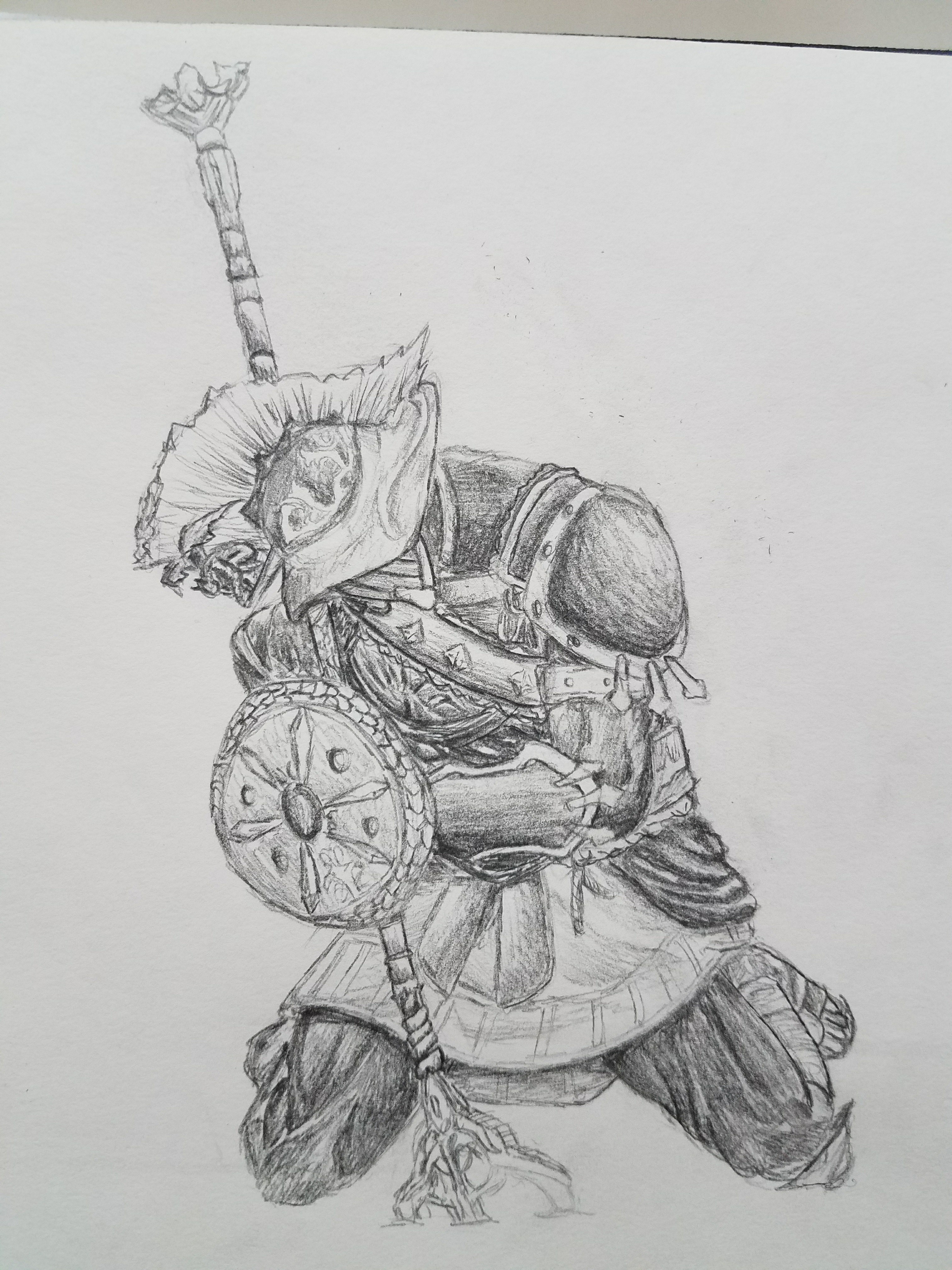 Gladiator Drawing At PaintingValley.com | Explore Collection Of ...