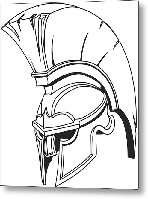 494x662 illustration of spartan roman greek trojan or gladiator helmet - Gl...