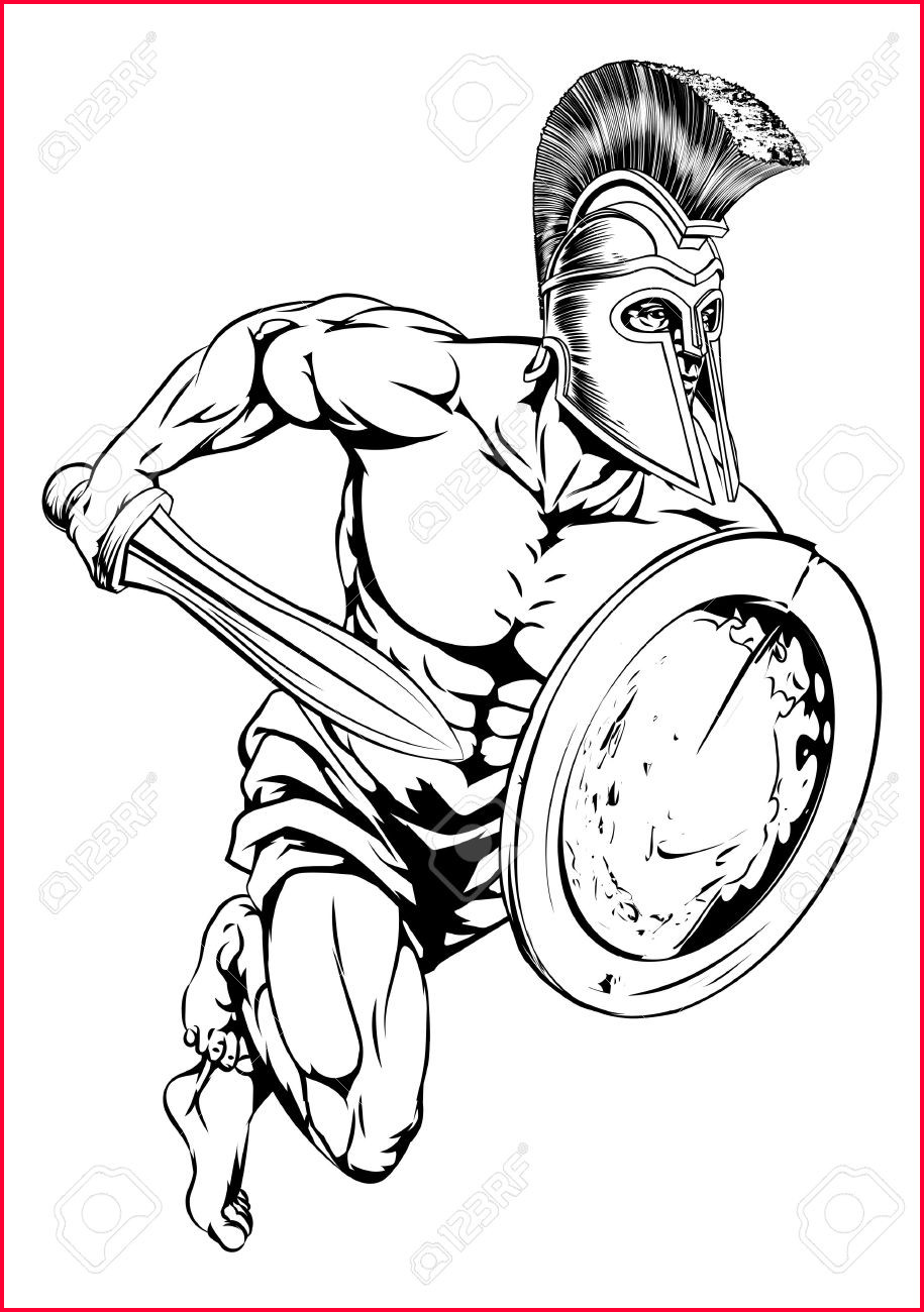 Gladiator Helmet Drawing at Explore collection of