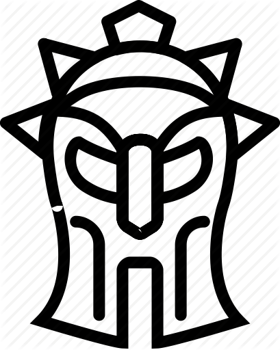 409x512 Arena, Cinema, Film, Gladiator, Helmet, Movie Icon - Gladiator Helmet Drawing