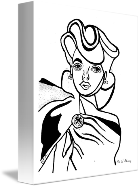 483x650 Glamour Vamp - Glamour Drawing