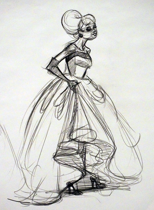 Glamour Drawing at PaintingValley.com | Explore collection of Glamour ...