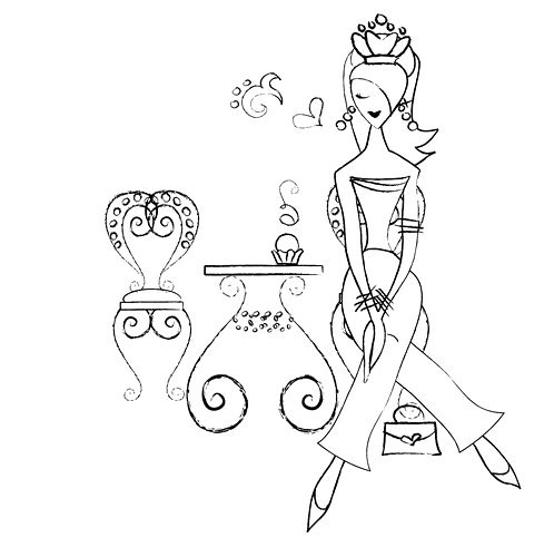 498x500 Drawing For Glamour Magazine Glambassador Drawing - Glamour Drawing