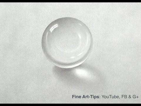 480x360 how to draw a crystal ball with pencil - Glass Ball Drawing