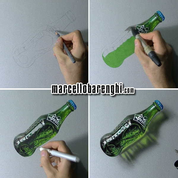600x600 a glass bottle of sprite - Glass Bottle Drawing