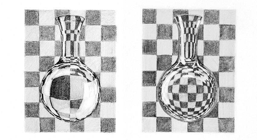 850x464 How To Draw Glass - Glass Bottle Drawing