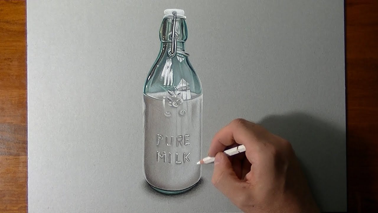 Glass Of Milk Drawing