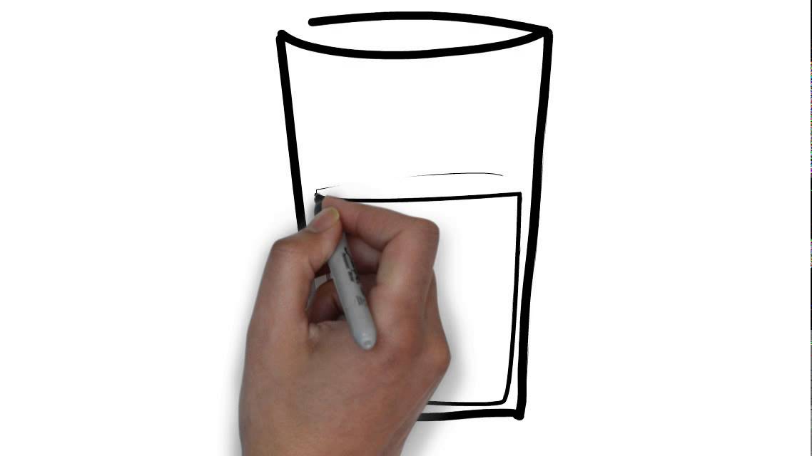 1138x640 How To Draw A Glass Of Milk - Glass Of Milk Drawing