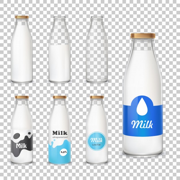 626x626 Milk Bottle Vectors, Photos And Free Download - Glass Of Milk Drawing