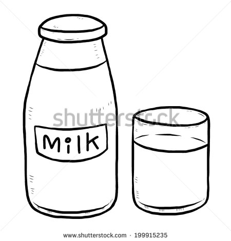 450x470 Milk Carton Clipart Glass Milk - Glass Of Milk Drawing