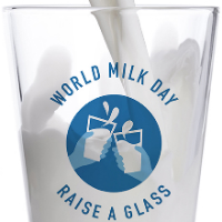 200x200 Raise A Glass June Is World Milk Day - Glass Of Milk Drawing