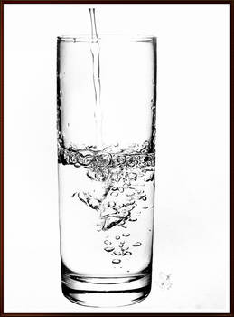 259x350 Glass Of Water Drawing - Glass Of Water Drawing