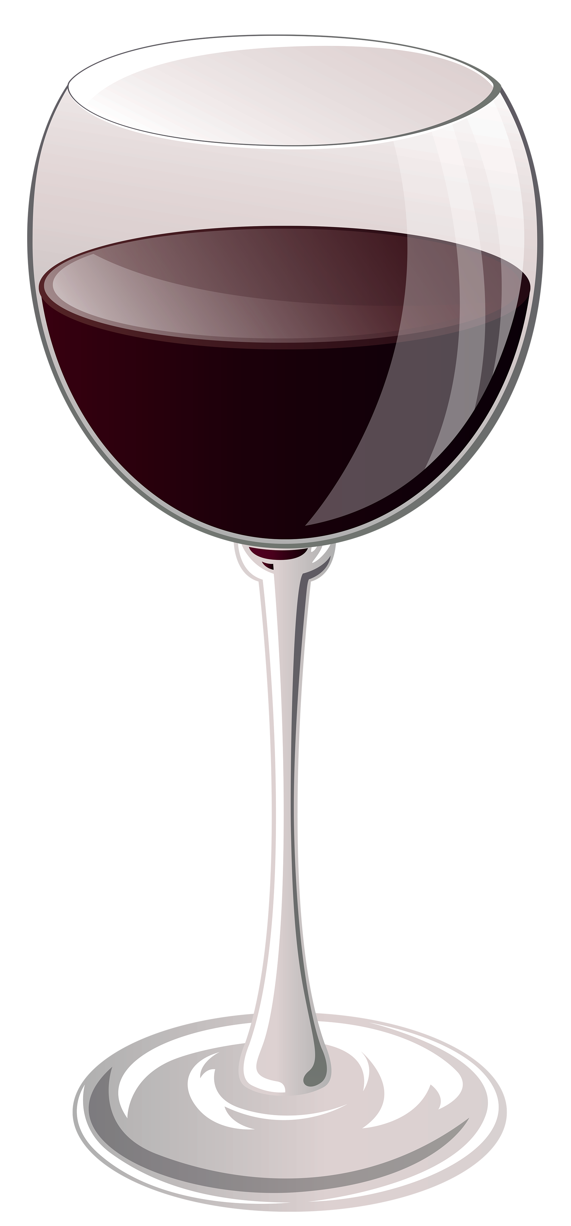 1829x3928 Wine Glass Drawing Transparent Png Clipart Free Download - Glass Of Wine Drawing